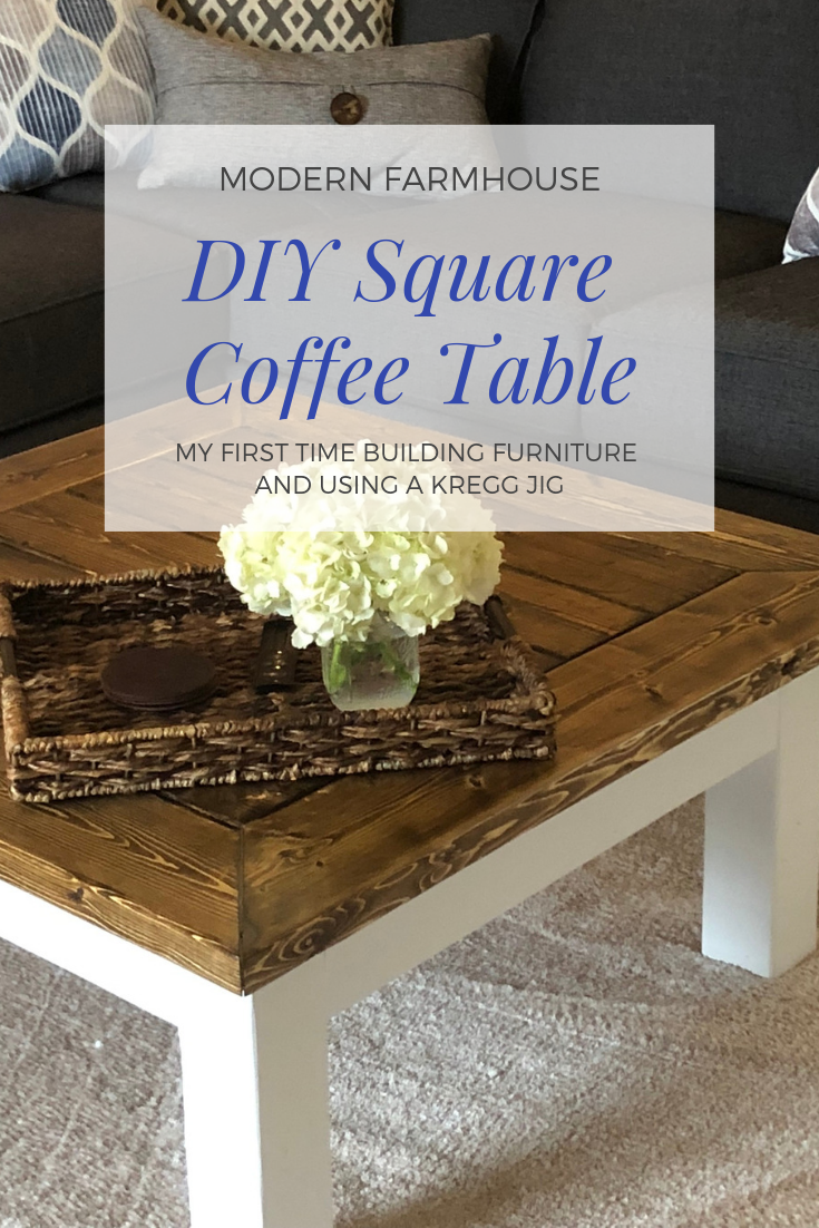 DIY Farmhouse coffee table
